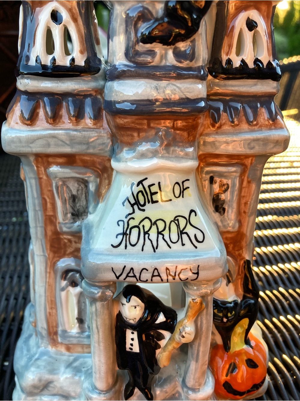 Blue Sky Hotel of Horrors candle holder - Picture 2 of 11